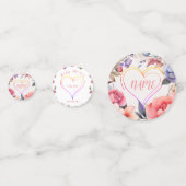 Baby shower hart confetti (Voorkanten)