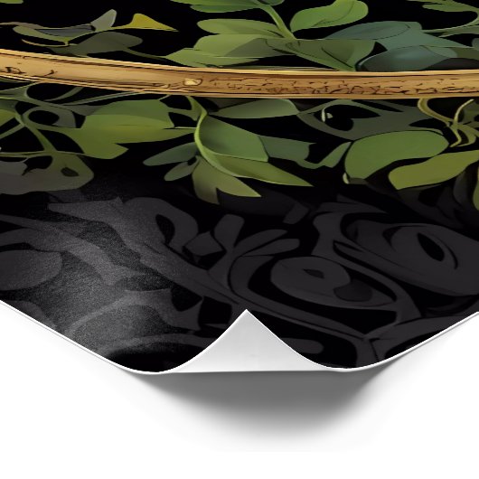 Baby shower hart perfect poster (Hoek)