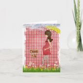 Baby shower Hartelijk dank Bedankkaart (Voorkant)