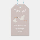 Baby shower Hartelijk dank Cadeaulabel (Voorkant)