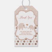 Baby shower Hartelijk dank Cadeaulabel (Voorkant)
