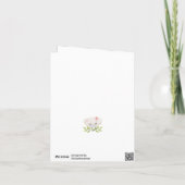 Baby shower Hartelijk dank | Cute Safari Friends Bedankkaart (Achterkant)