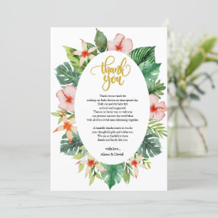 Baby shower Hartelijk dank   Cute Safari Friends Bedankkaart