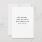 Baby shower - Hartelijk dank - Fotokaart Bedankkaart (Achterkant)