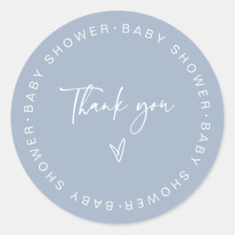 Baby shower - Hartelijk dank voor Sticker voor eti