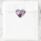 Baby Shower hartvormige stickers enveloppen zegels (Tas)