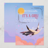 baby shower hemelse magie kaart (Voorkant / Achterkant)