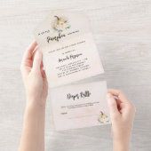 Baby shower herfst uit liefdespompelmoes all in one uitnodiging (Afscheurbaar)