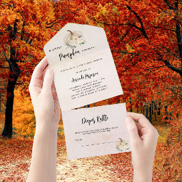 Baby shower herfst uit liefdespompelmoes all in one uitnodiging