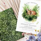 Baby shower herten grillige Waterverf