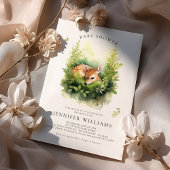 Baby shower herten grillige Waterverf Kaart