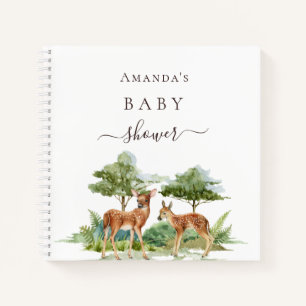 Baby shower herten herten notitieboek
