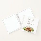 Baby shower herten herten notitieboek (Binnen)