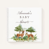 Baby shower herten herten notitieboek (Voorkant)