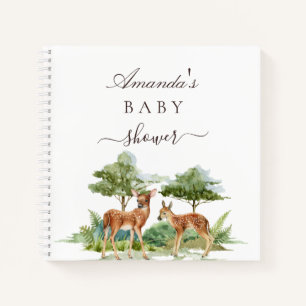 Baby shower herten herten notitieboek