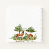 Baby shower herten herten notitieboek (Achterkant)