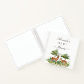 Baby shower herten herten notitieboek (Binnen)