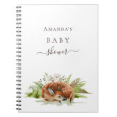 Baby shower herten herten notitieboek (Voorkant)