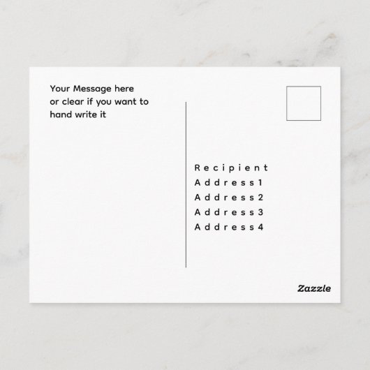 Baby shower - Het is een jongen! Knuffel Beren. be Briefkaart (Achterkant)