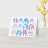 Baby shower - Het is een meisje Groeten Kaart (Gele Bloem)