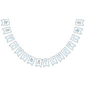 Baby shower Het is Koud Buiten Blue Boy Banner (Alle)