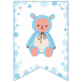 Baby shower Het is Koud Buiten Blue Boy Banner (Tweede vlag)