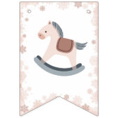 Baby shower Het is koud buiten Neutral Cream Banne Vlaggetjes (Eerste vlag)