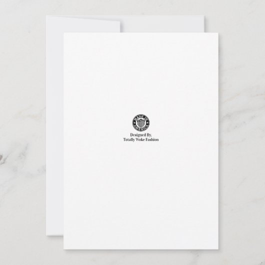 Baby shower Hibiscus Bloemen Uitnodiging (Achterkant)