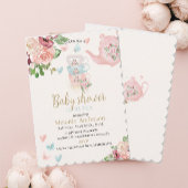Baby shower high tea Uitnodiging