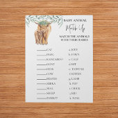 Baby shower Highland koe Aanpassen Eucalyptus Notitieblok