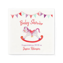 Baby shower hobby paard waterverf op maat