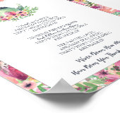 Baby shower Hoeveel bogen in de pot Poster (Hoek)