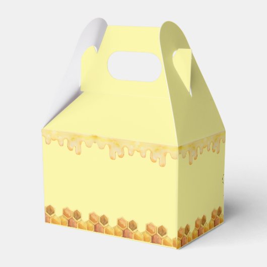 Baby shower honingbijen bedankdoosjes (Achterkant)