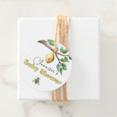 Baby shower honingbijen bedankjes labels (In situ)