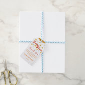 Baby shower honingbijen cadeaulabel (Met Touw)
