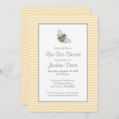 Baby shower honingbijen kaart (Voorkant / Achterkant)