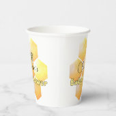 Baby shower honingbijen papieren bekers (Rechts)