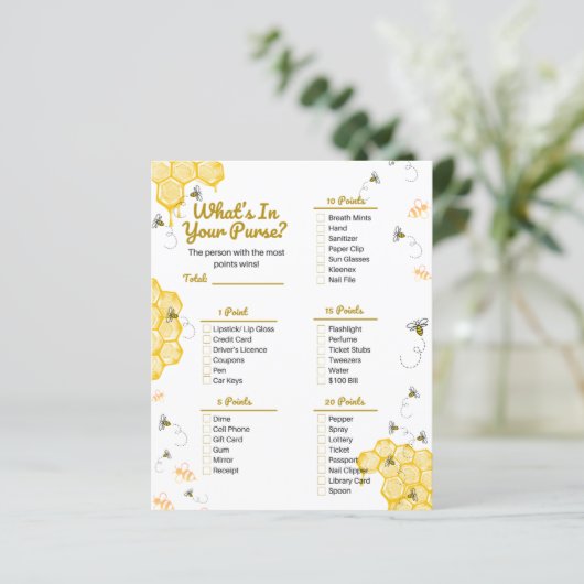 Baby shower honingbijen Wat zit er in je paardensp (Staand voorkant)