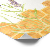 baby shower honingbijen welkom poster (Hoek)