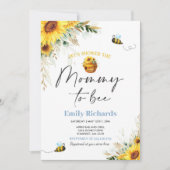 Baby shower honingbijen Zonnebloem voor bijen Kaart (Voorkant)