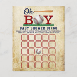 Baby shower honkbalbingo