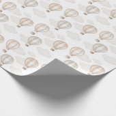 Baby Shower Hot Air Balloons Gender Neutral Cadeaupapier (Hoek)