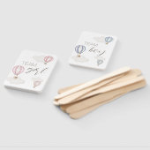 Baby Shower Hot Air Balloons Gender Neutral Handwaaier (Niet-gemonteerd)