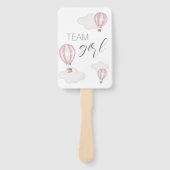 Baby Shower Hot Air Balloons Gender Neutral Handwaaier (Voorkant)