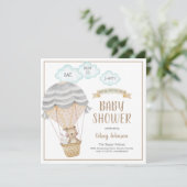 Baby shower I van de Fun. Kaart (Staand voorkant)