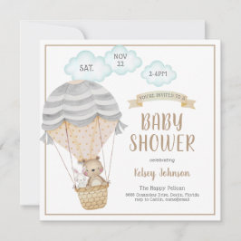 Baby shower I van de Fun. Kaart