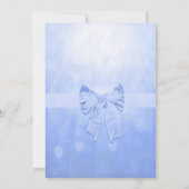 Baby shower in Bleek blauw Kaart (Achterkant)