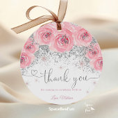 Baby shower in de winter bedankjes labels