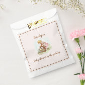 Baby shower in het  Kind van de tuin Bedankzakje (Gezegeld)