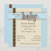 baby shower in Play Kaart (Voorkant / Achterkant)